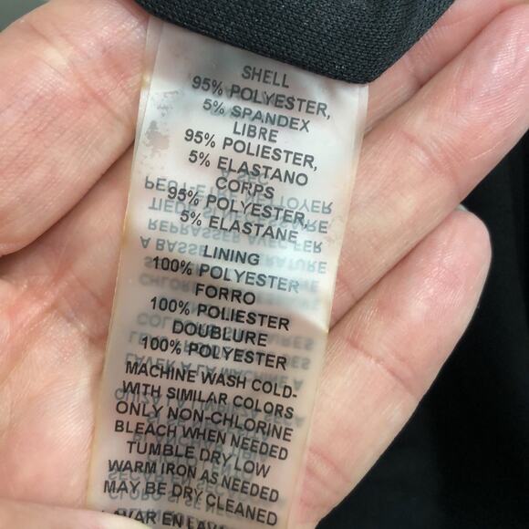 Vince Camuto Black One-Shoulder Pleated Waist Gown 6 NWOT - Picture 15 of 15